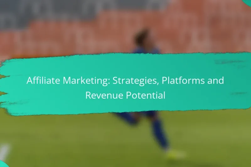 Affiliate Marketing: Strategies, Platforms and Revenue Potential