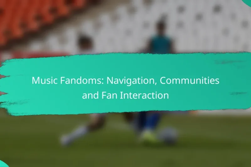 Music Fandoms: Navigation, Communities and Fan Interaction